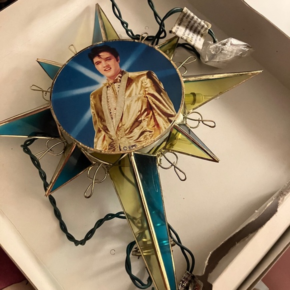 Kurt Adler light up Elvis Christmas Tree Topper - Picture 1 of 6